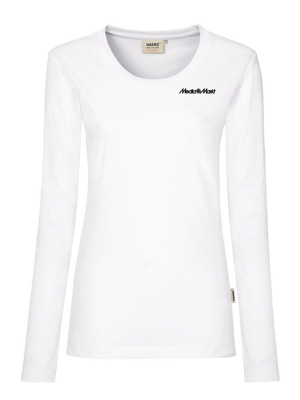 Damen Performance Longsleeve Weiss